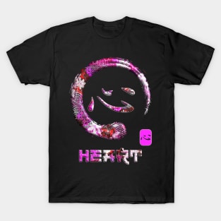 Heart Japanese Kanji Word Symbol Enso Circle 18 T-Shirt